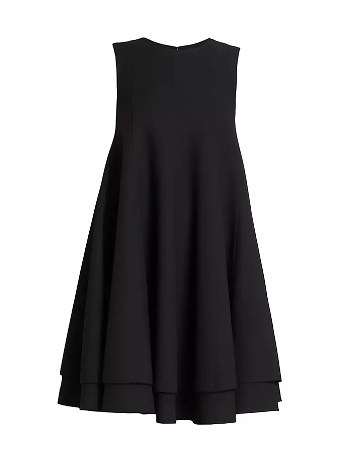 цена Многослойное мини-платье Babydoll Loewe, черный