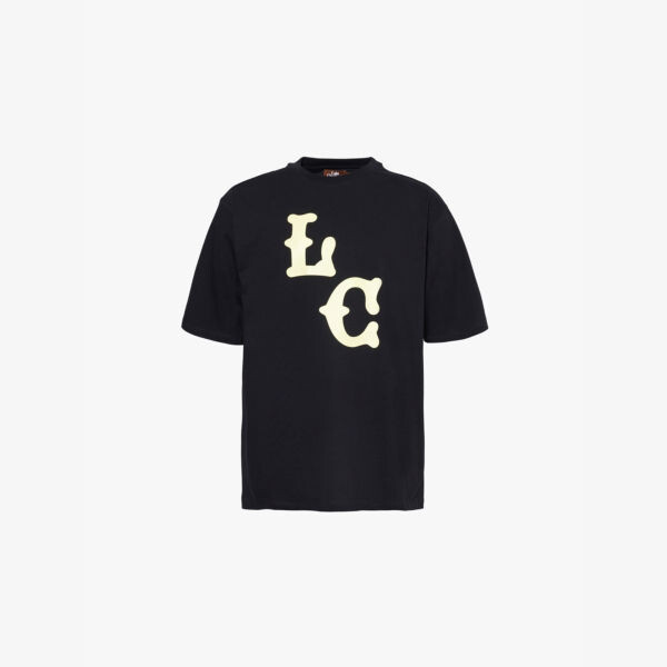 

Футболка свободного кроя из хлопкового джерси с логотипом Late Checkout, черный