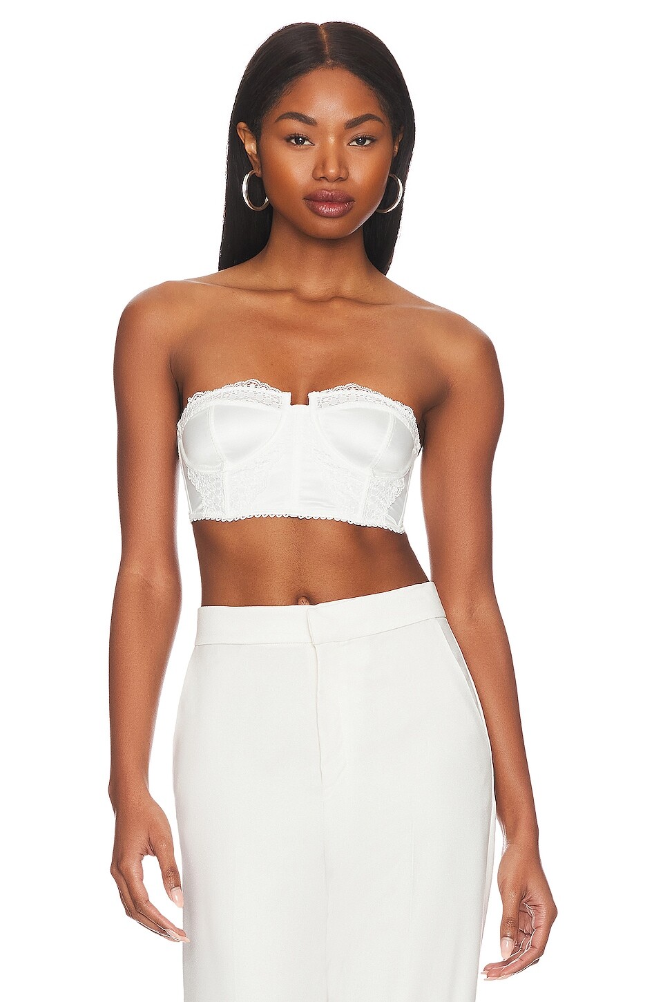 

Топ Free People Lots of Love Corset, слоновая кость