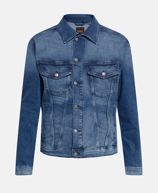

Джинсовая куртка Boss Orange, цвет Royal Blue