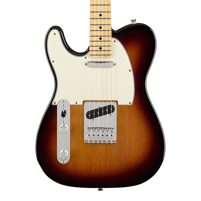Электрогитара Fender Player Telecaster Left-Handed - Maple Fingerboard, 3-Color Sunburst электрогитара fender player telecaster mn 3 color sunburst