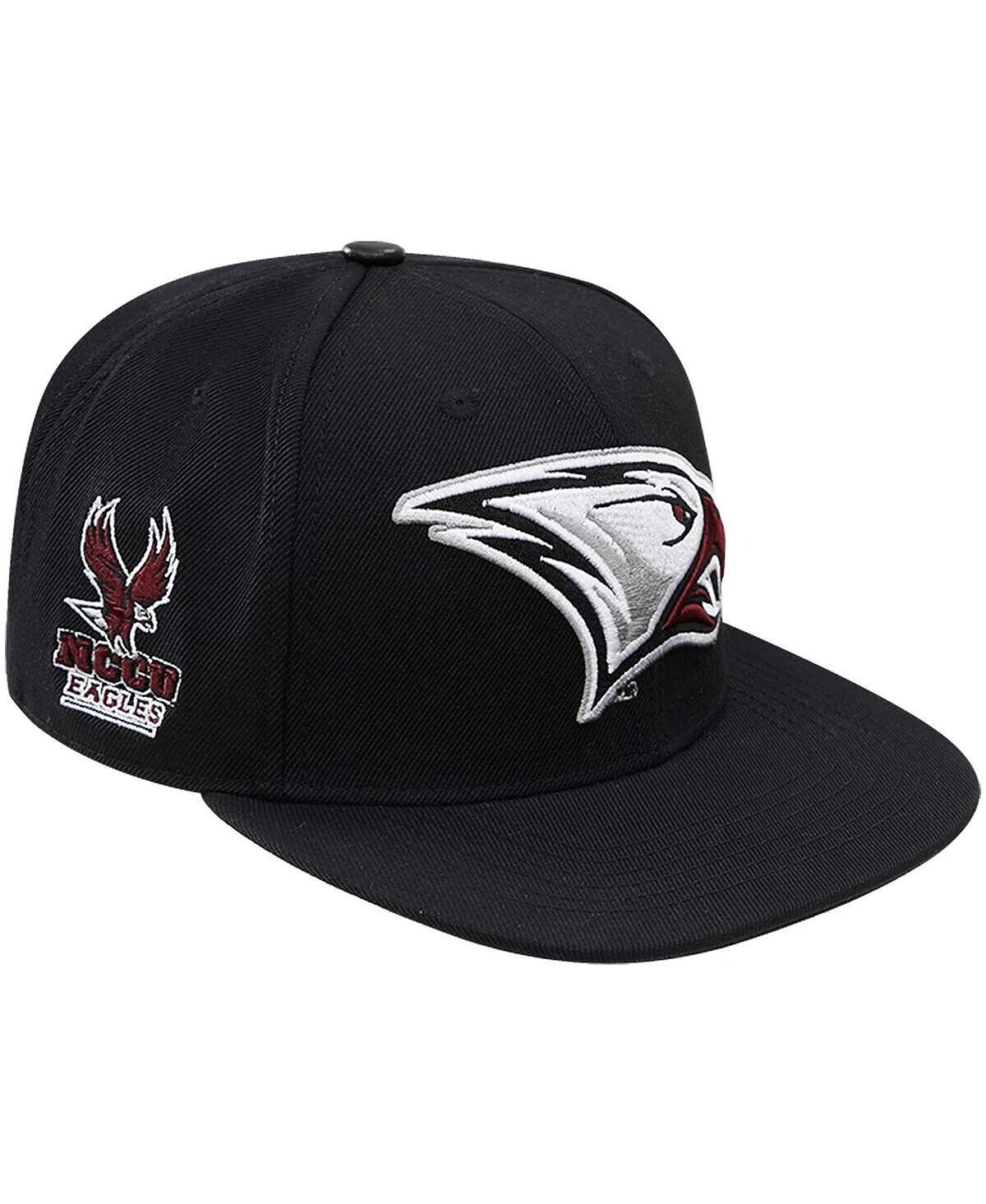 

Мужская черная кепка с логотипом North Carolina Central Eagles Evergreen Snapback Pro Standard