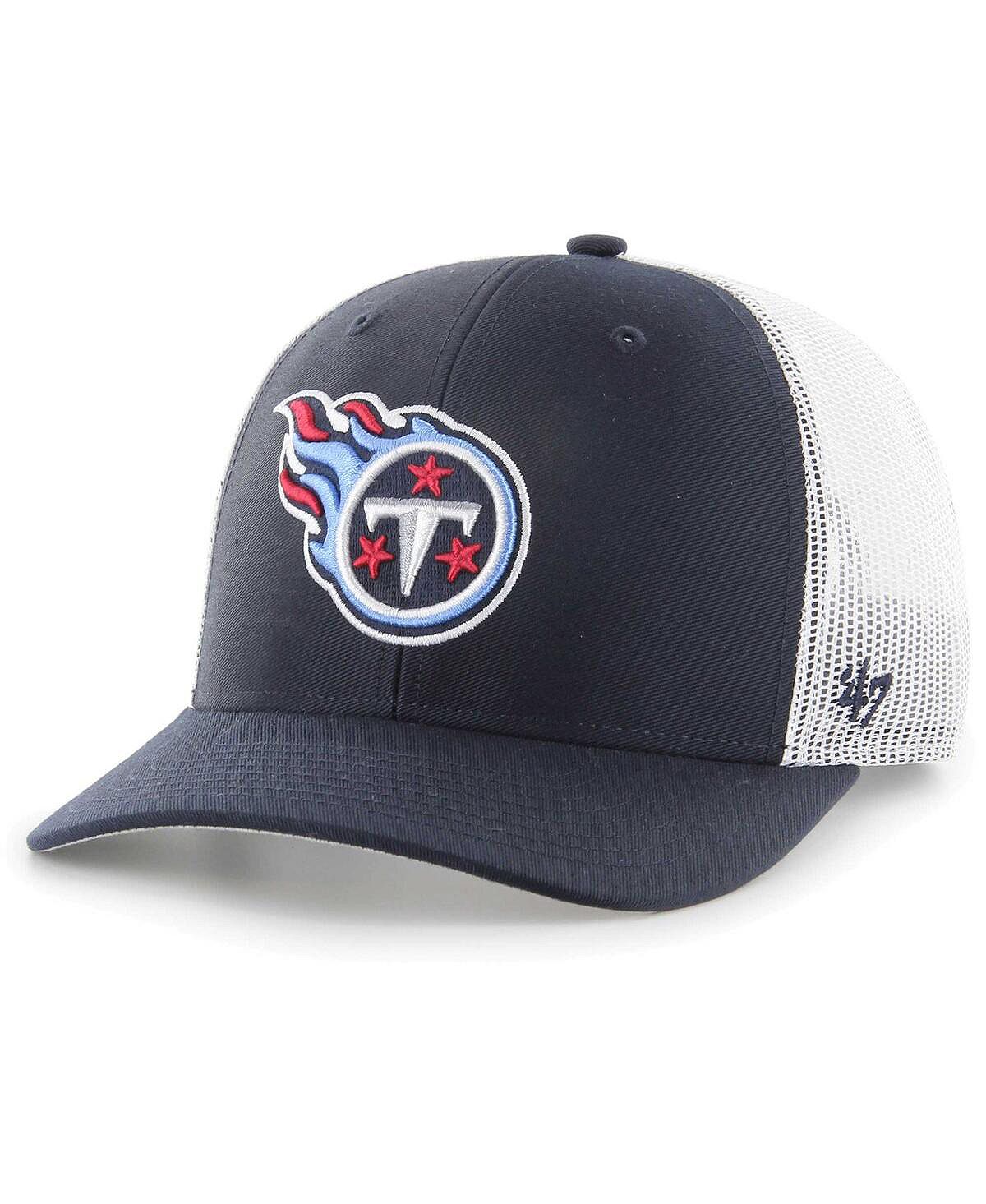 

Мужская темно-синяя регулируемая кепка дальнобойщика Tennessee Titans '47 Brand