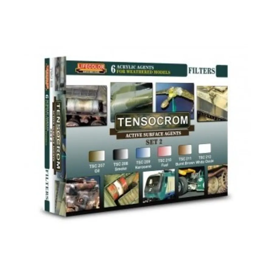 

Набор для выветривания 2, Tensocrom Paint Sets