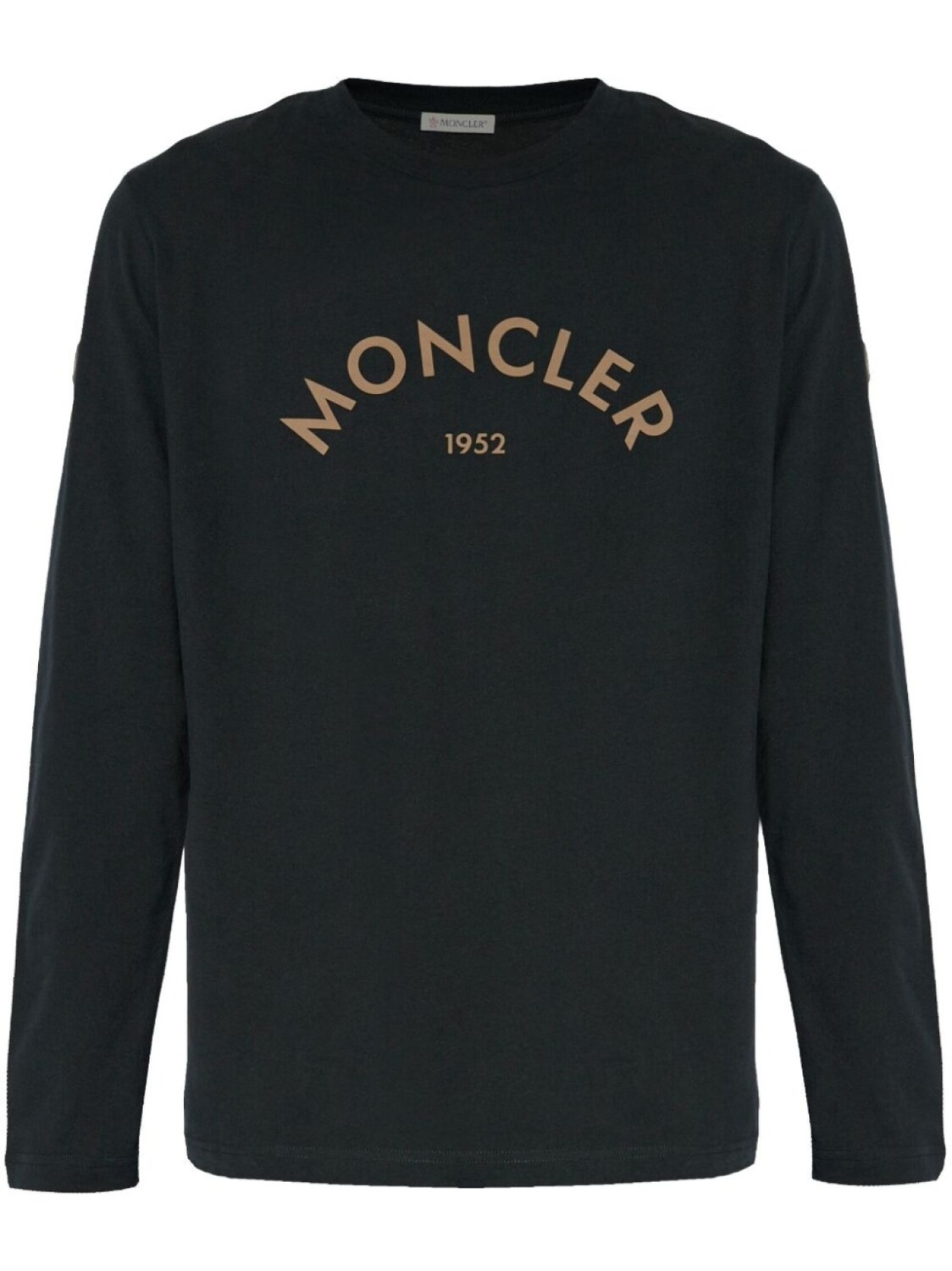 

Футболка с принтом логотипа Moncler, синий