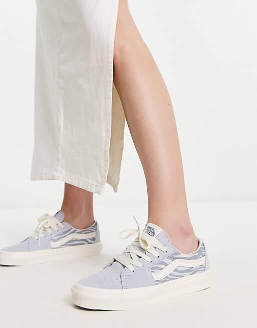

Кроссовки Vans SK8-Low с зебровым принтом