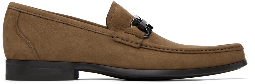 

Коричневые лоферы Gancini Какао Ferragamo