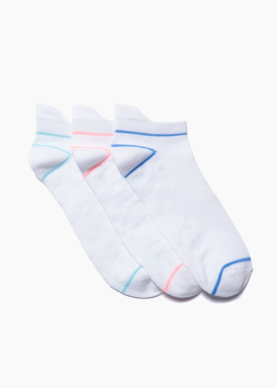 Комплект из 3 спортивных носков, мультиколор комплект носков мужских белых с полосками 3 пары