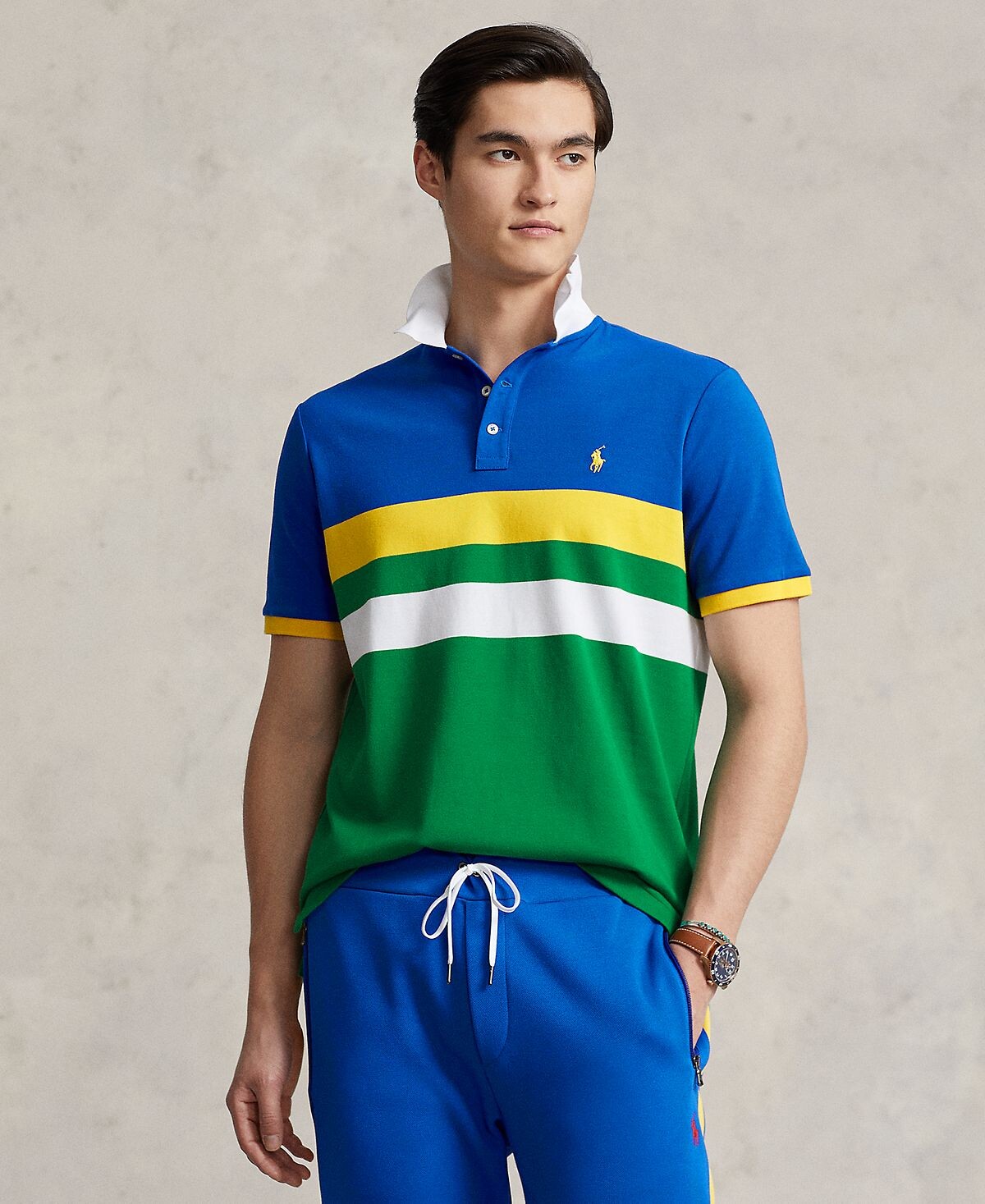 

Мужская рубашка поло классического кроя из мягкого хлопка Polo Ralph Lauren