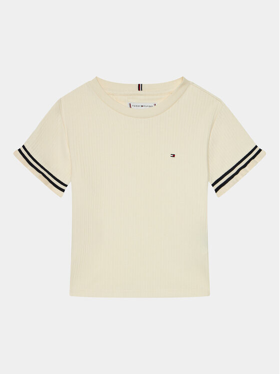 

Футболка узкого кроя Tommy Hilfiger, бежевый