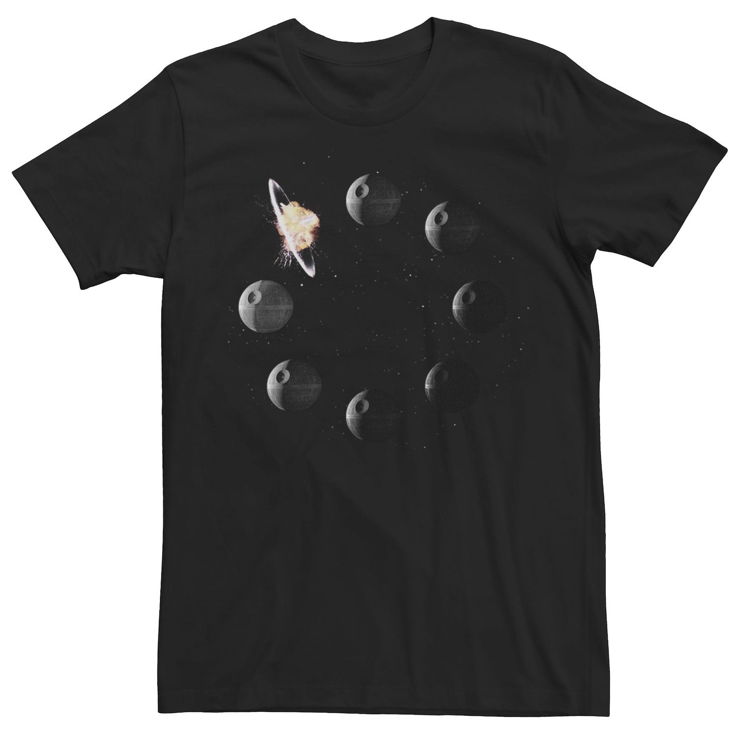 Мужская футболка Death Star That’s No Moon Phases Star Wars