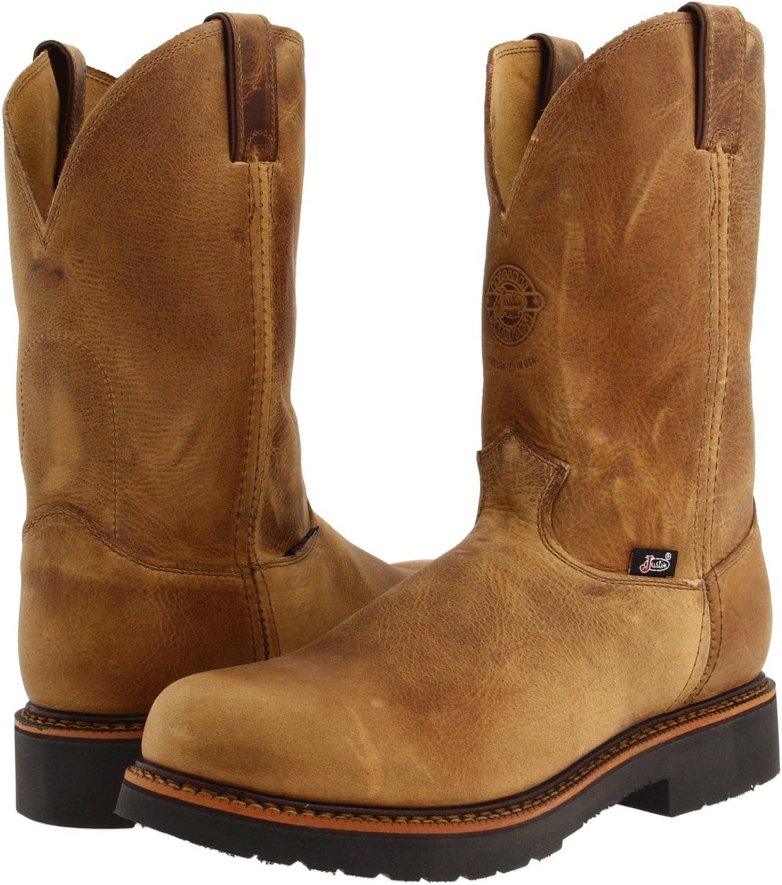 

Ботинки Justin Blueprint 11" Pullon Work Boot, цвет Rugged Tan Gaucho