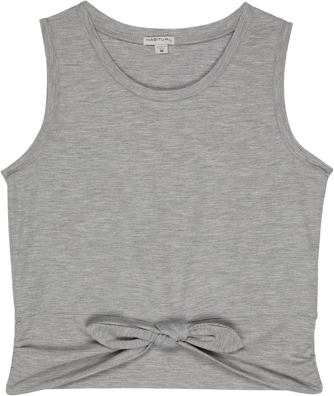 

Топ HABITUAL girl Mock Wrap Top, цвет Grey Heather