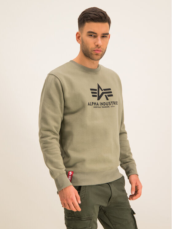 

Толстовка обычного кроя Alpha Industries, зеленый