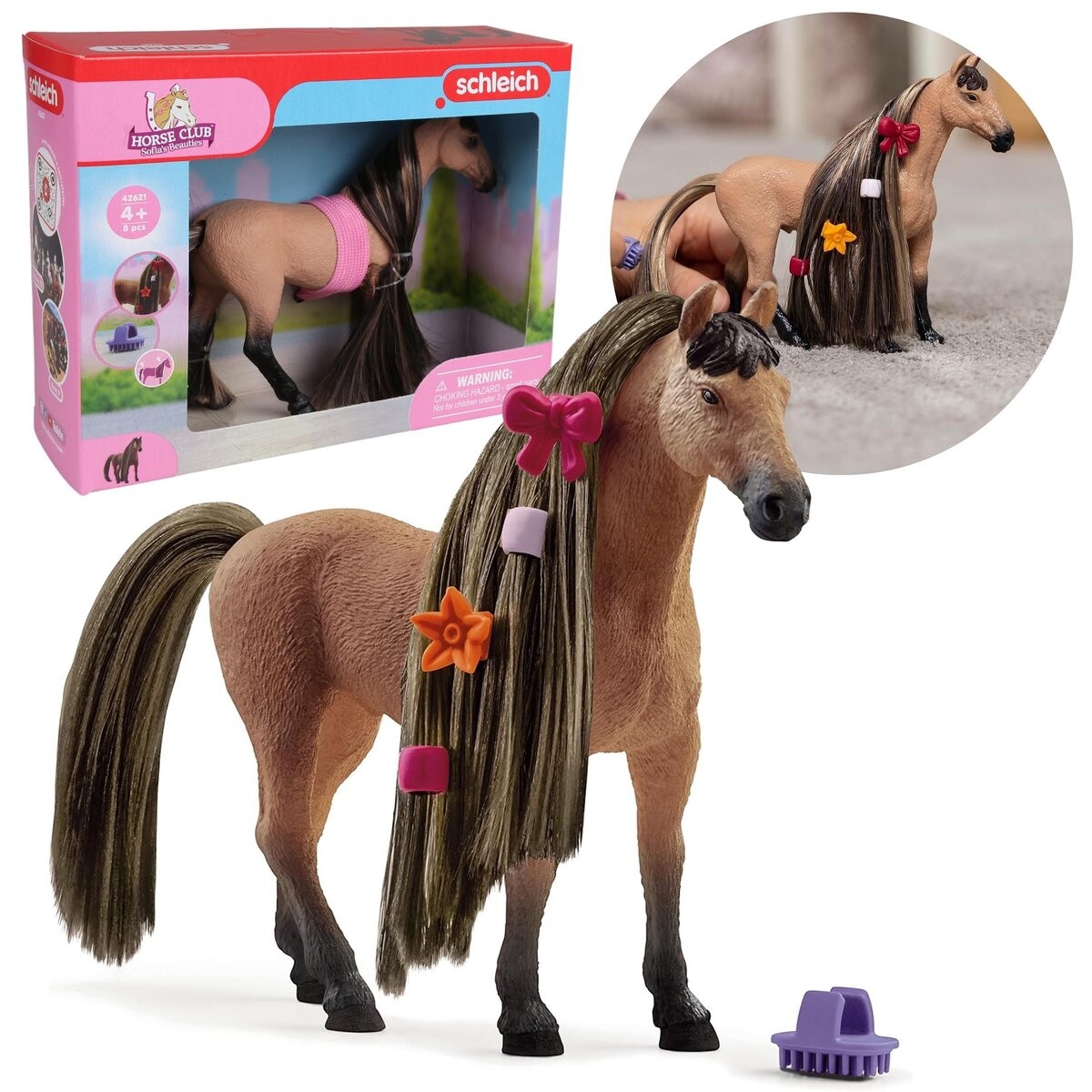 

SLH42621 Schleich Horse Club - Красивый ахалтекинец для стайлинга 4+