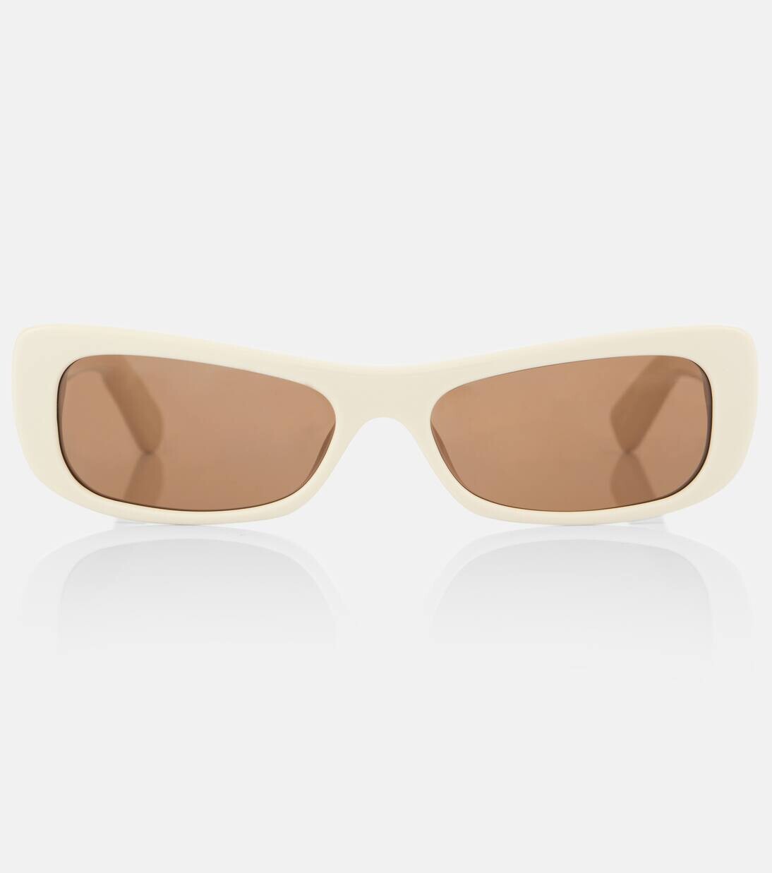 

Солнцезащитные очки Capri прямоугольной формы Jacquemus, бежевый