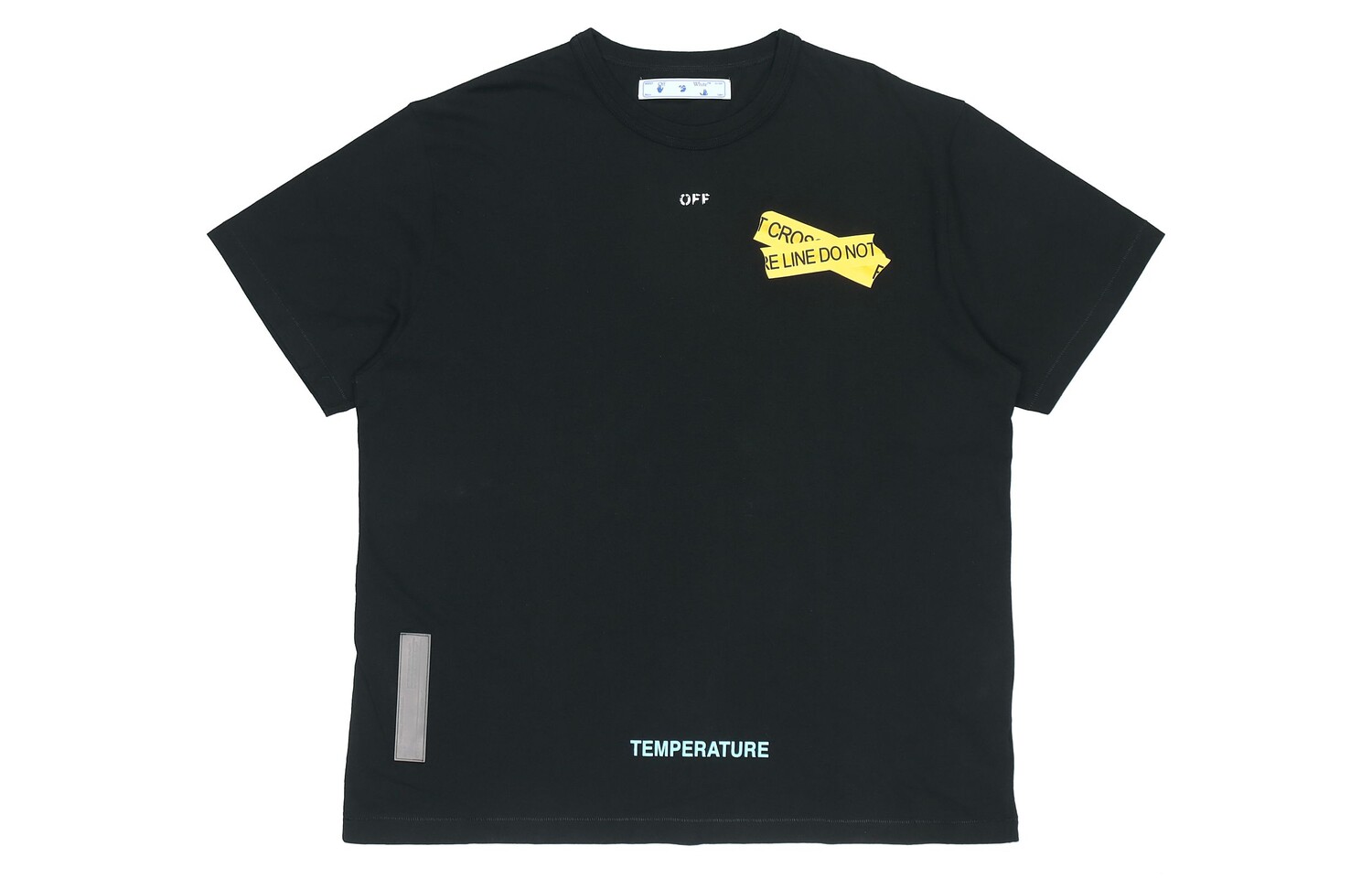 

Футболка мужская Off-White, черный / желтый