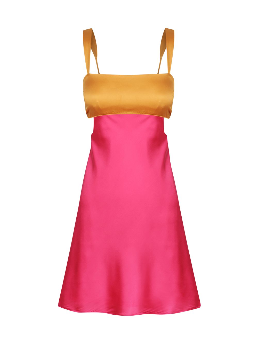 цена Двухцветное мини-платье Honeydew Hansen + Gretel