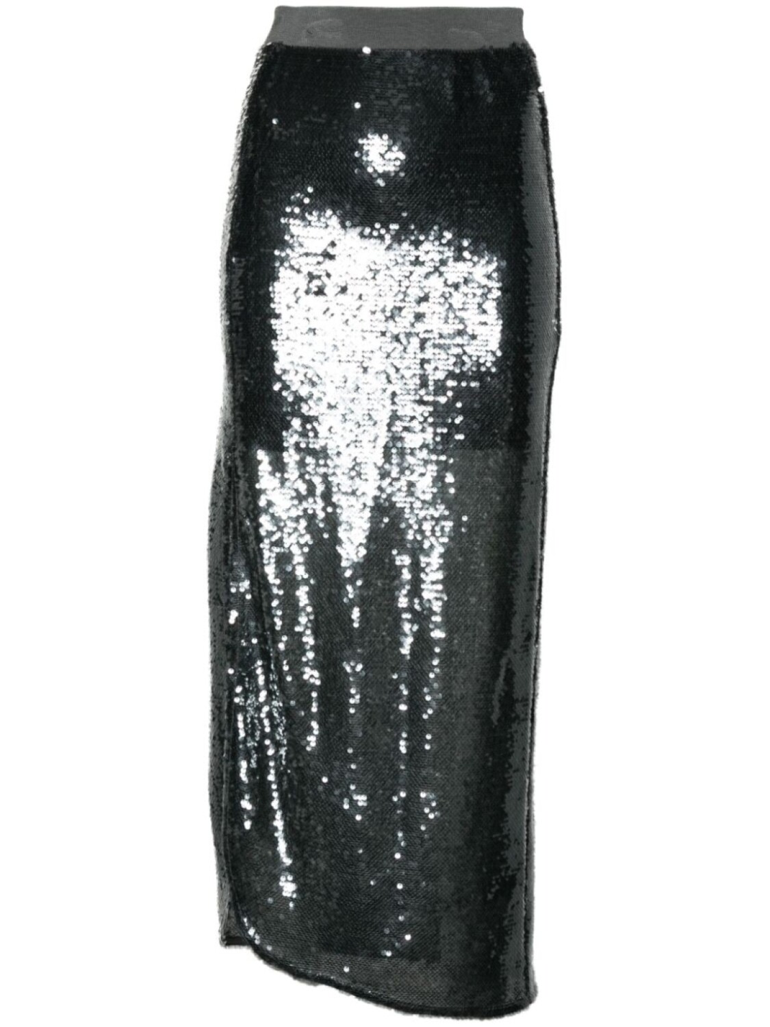 

AllSaints юбка миди Opal с пайетками, серый