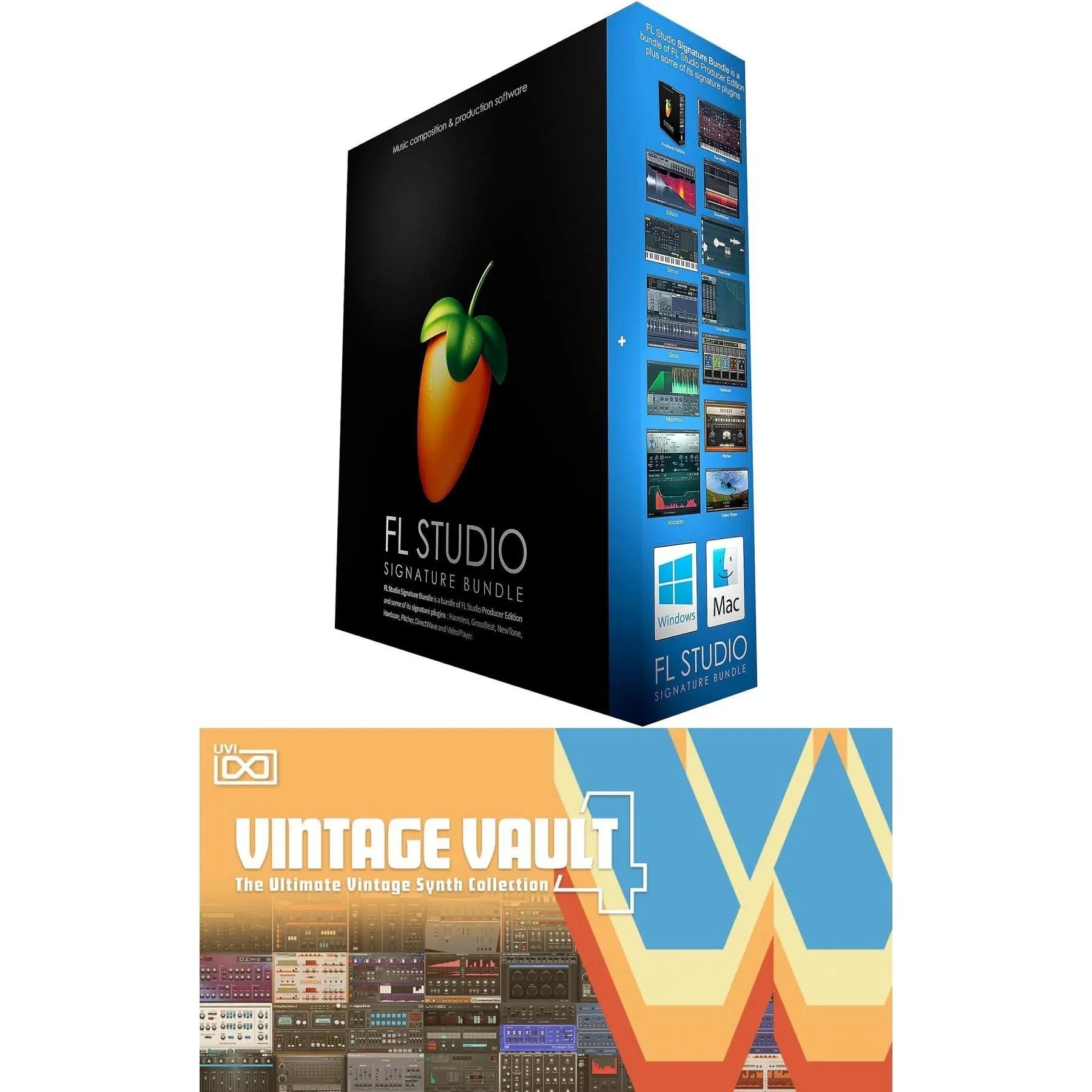 

Комплект UVI FL Studio 20 Signature Edition и коллекции UVI Vintage Vault 4