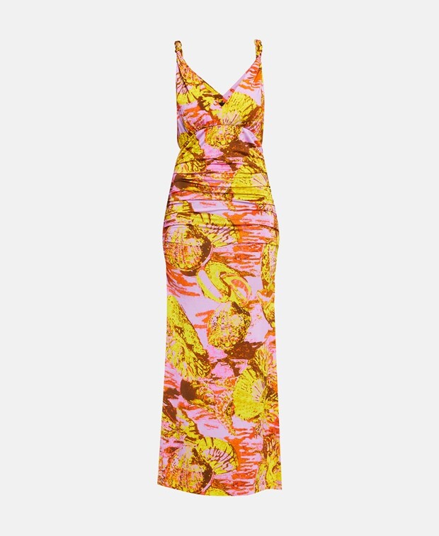

Длинное платье Pinko, розовый