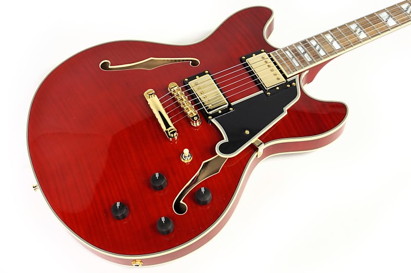 

Электрогитара D'Angelico Excel DC Double Cutaway w/ stop-bar tailpiece - Trans Cherry - W2201265