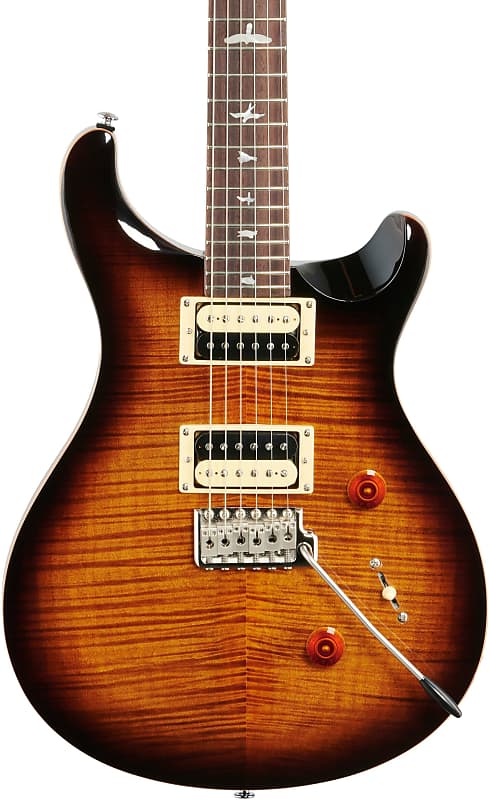 цена Электрогитара PRS SE Custom 24 Electric Guitar - Black Gold Sunburst