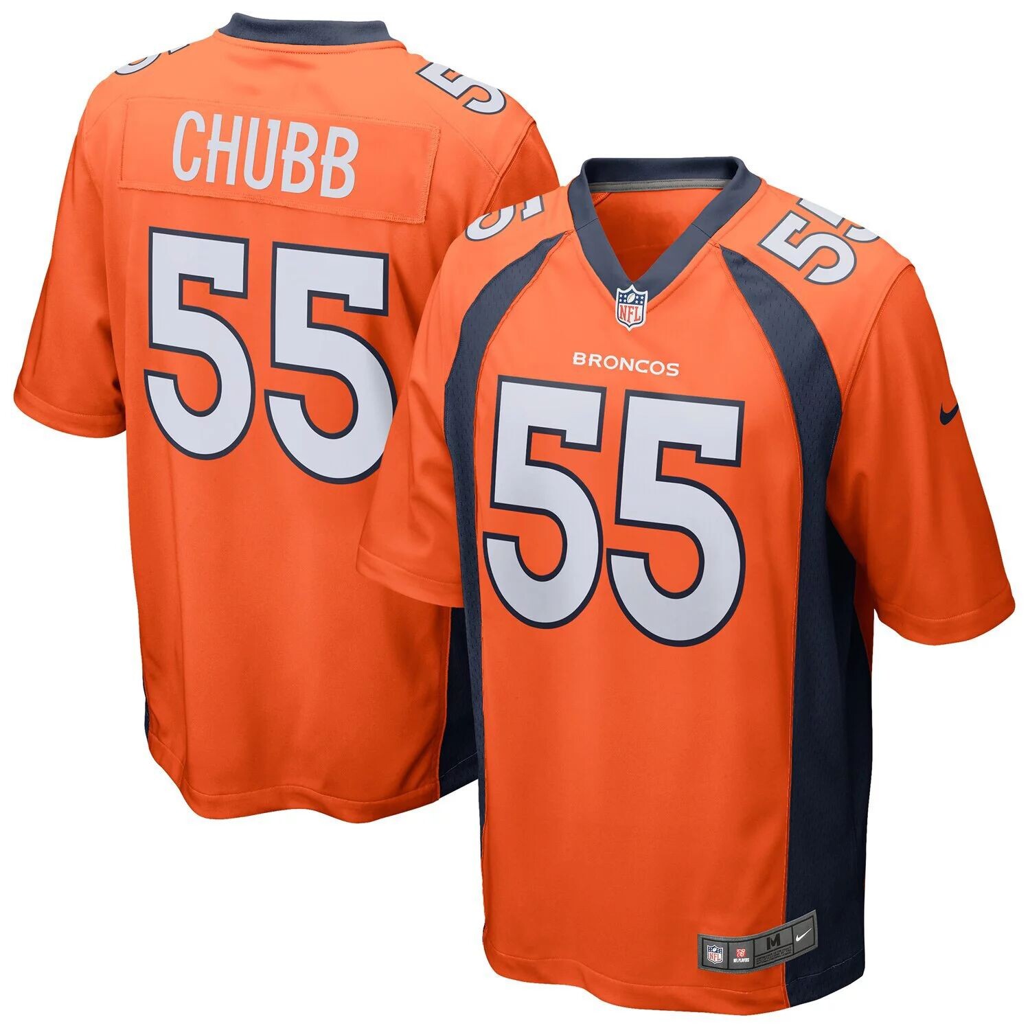 

Мужская игровая майка Nike Bradley Chubb Orange Denver Broncos