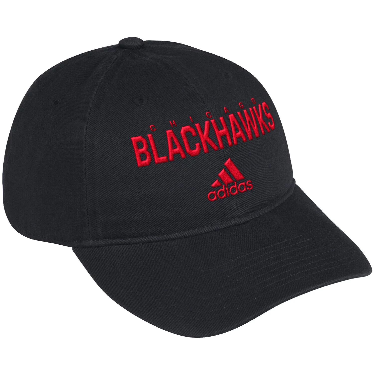 

Мужская регулируемая кепка adidas Black Chicago Blackhawks Stadium Slouch