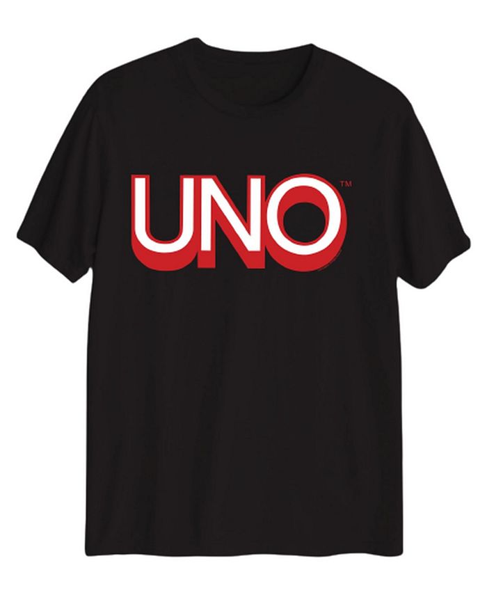 Мужская футболка с рисунком Mattel Uno с коротким рукавом AIRWAVES, черный мужская гибридная футболка с коротким рукавом football turkey nap с повторяющимся рисунком airwaves серый