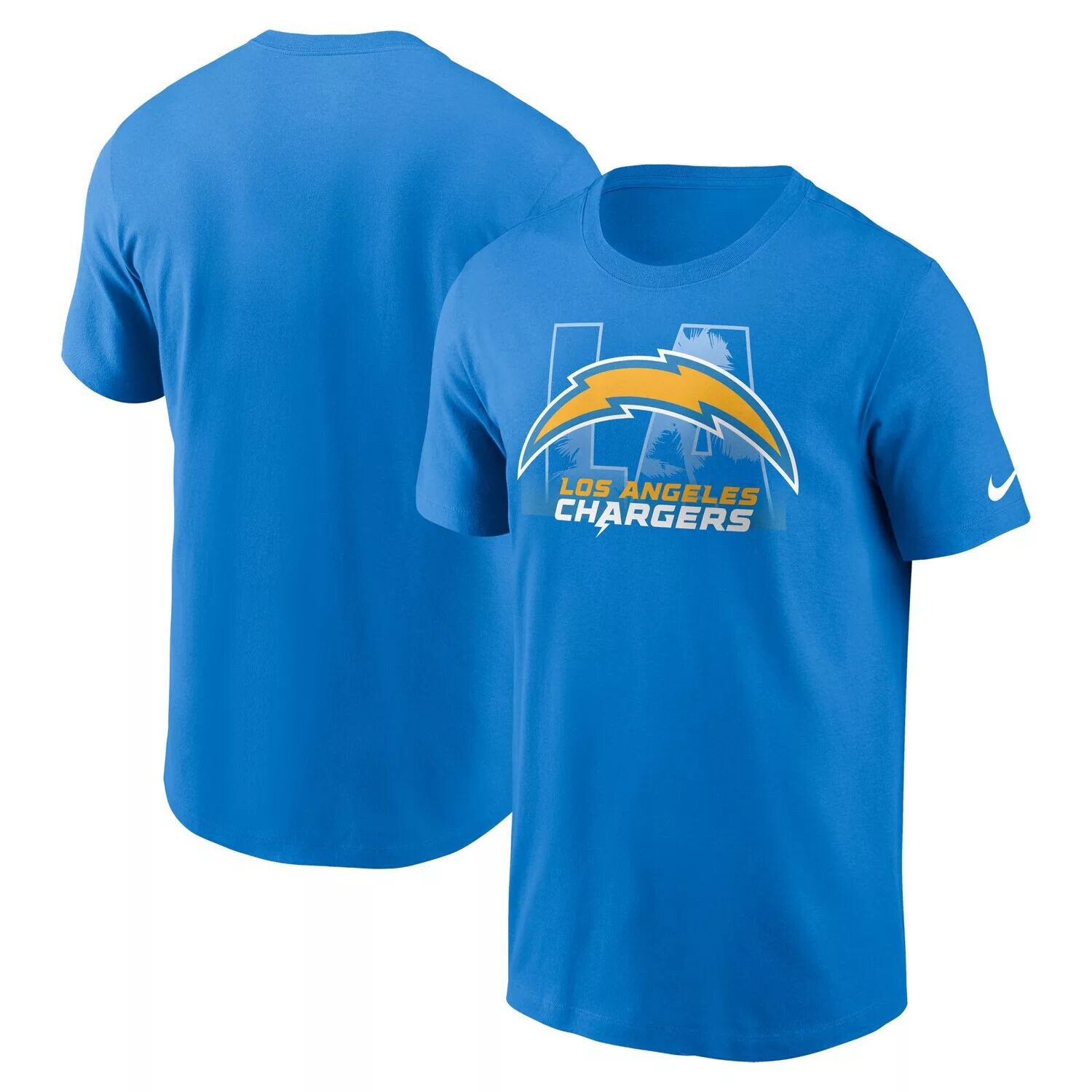

Мужская синяя футболка Los Angeles Chargers Local Essential Nike, Синий