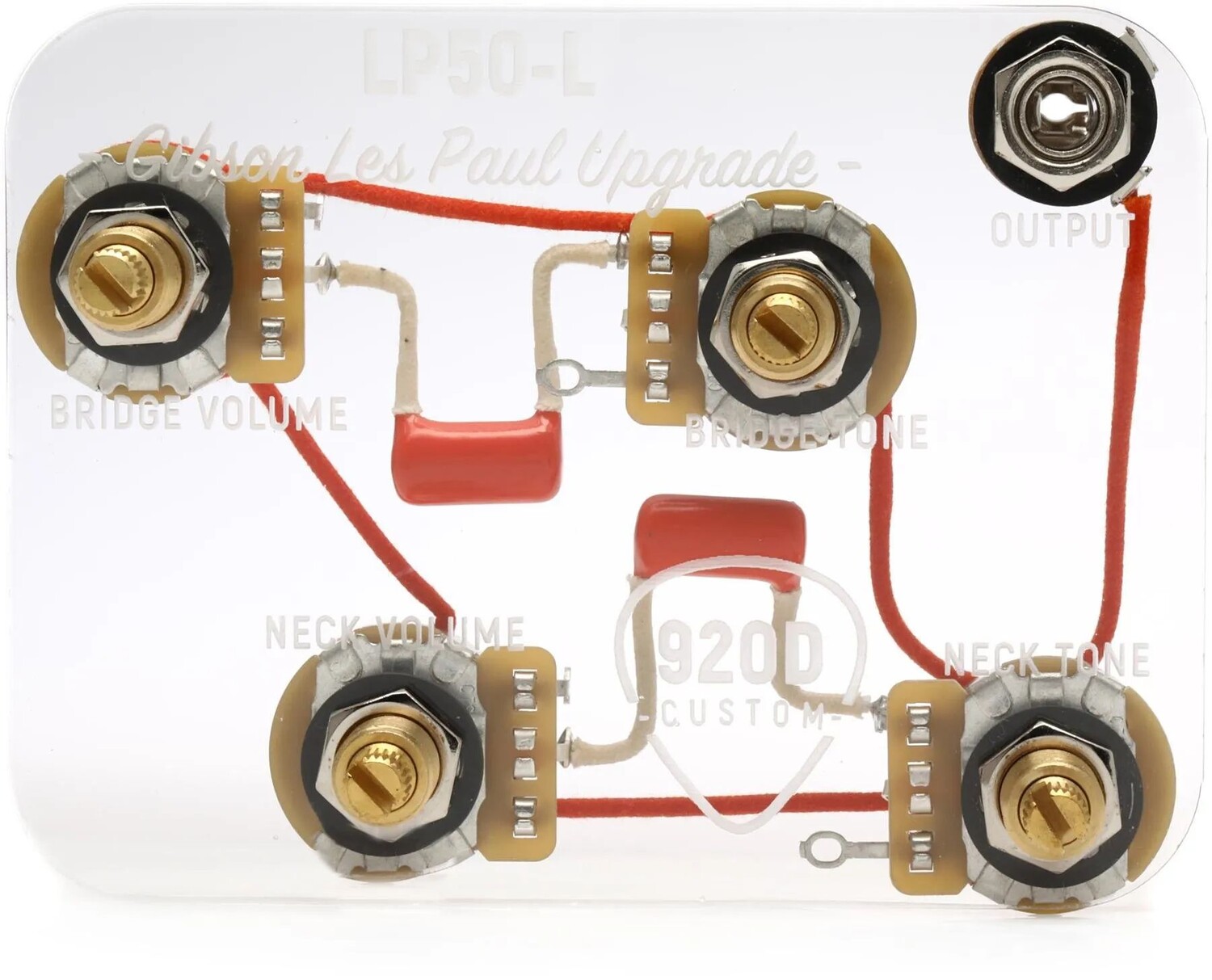 

Изготовленный на заказ жгут проводов Les Paul 920D с 4 потенциометрами с длинным валом
