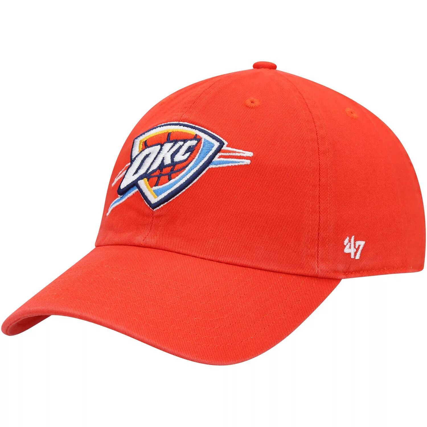 

Мужская регулируемая шляпа '47 Oklahoma City Thunder Team оранжевого цвета 47 Brand