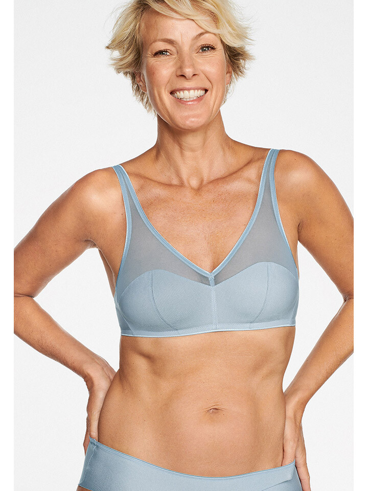 

Бюстгальтер без косточек Naturana Soft BH, светло синий
