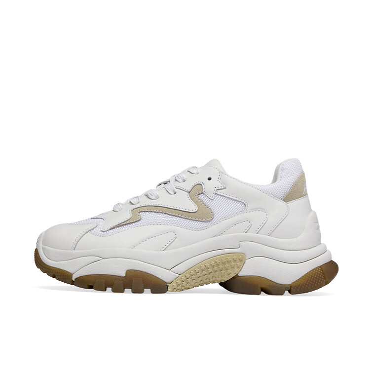 

Кроссовки ASH Chunky Sneakers Women's Low-top Off-white/White/Khaki, белый/хаки