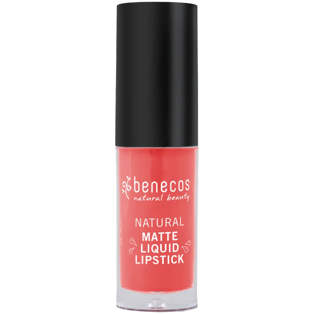 

Матовая жидкая губная помада coral kiss Benecos, 5 мл