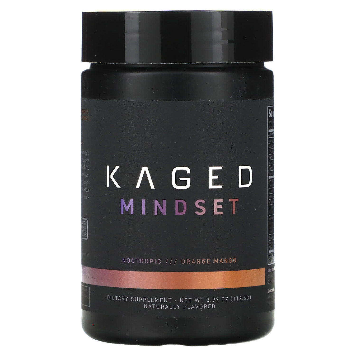 

Mindset, апельсин и манго, 112,5 г (3,97 унции), Kaged