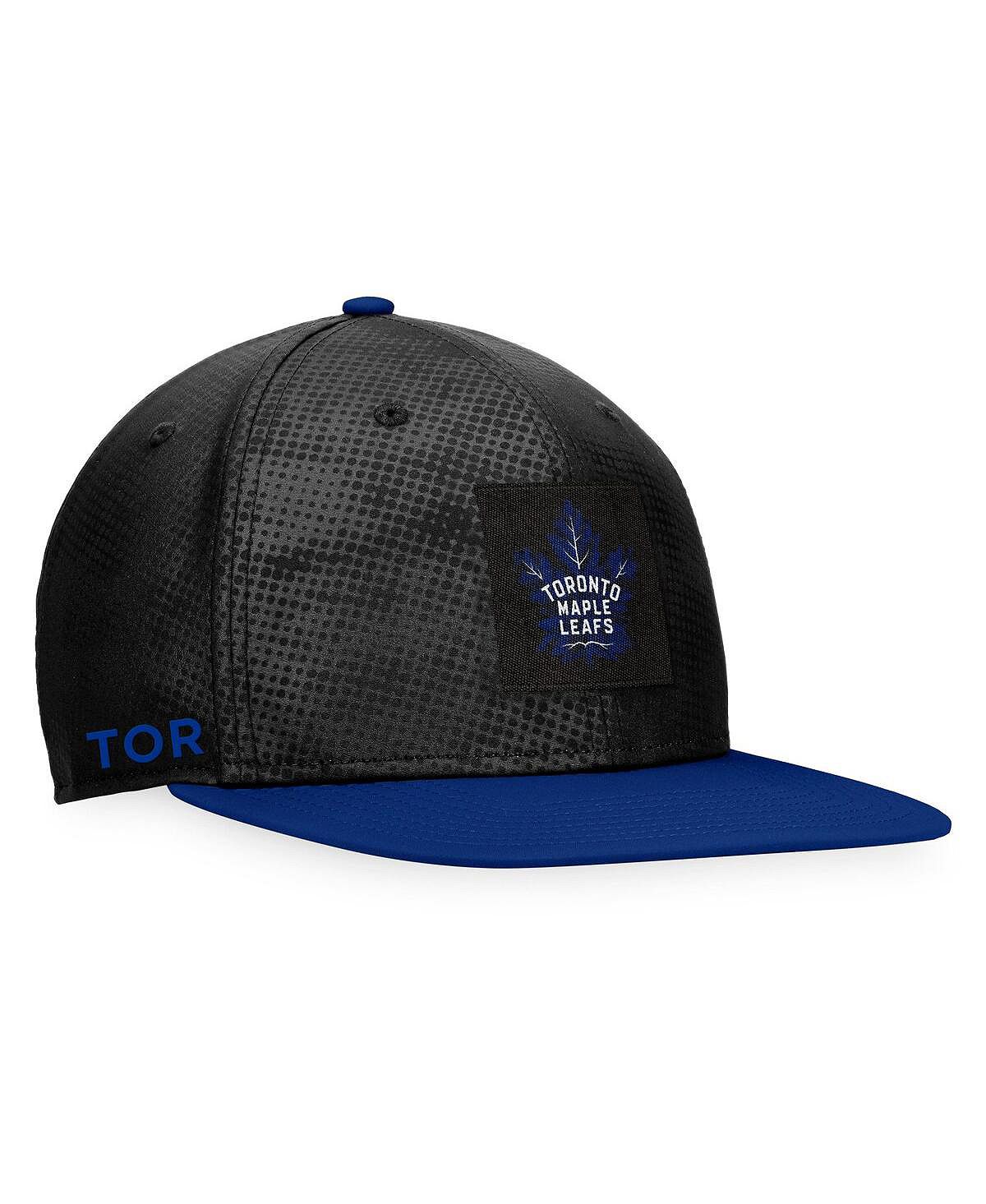 

Мужская черно-синяя фирменная кепка Snapback с логотипом Toronto Maple Leafs Authentic Pro Alternate Logo Fanatics