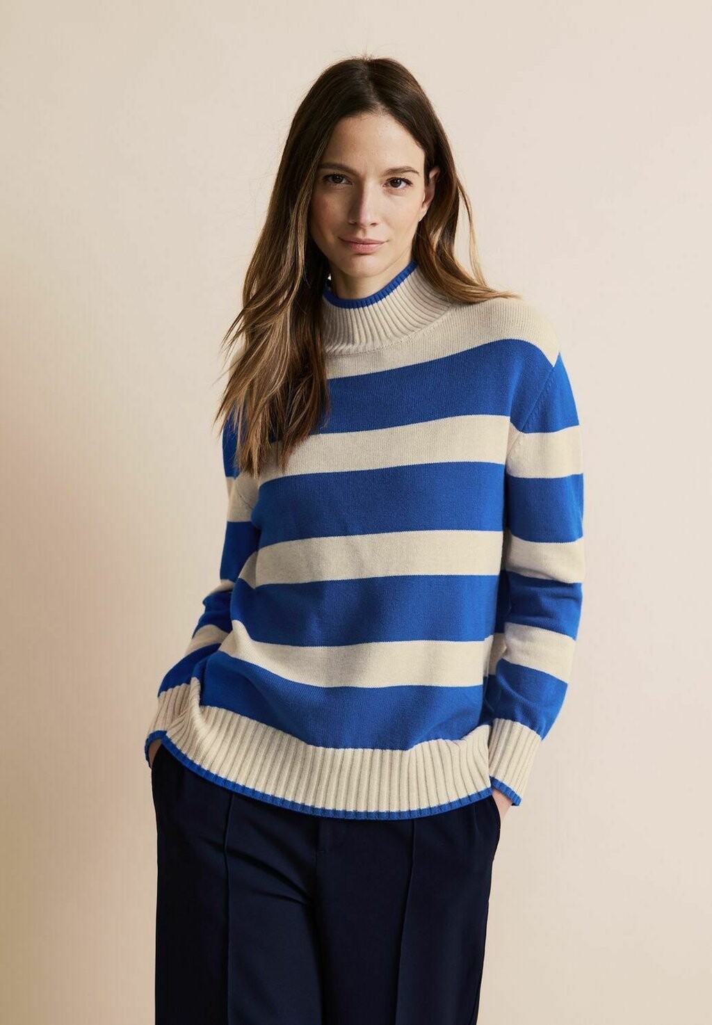 

Вязаный свитер Street One, цвет blau