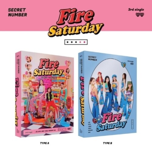 

CD диск Secret Number: Fire Saturday (Random Cover) (incl. Photobook, 2 Tazos. 2 Door Signs, Photo Sticker + 2 Photocards)