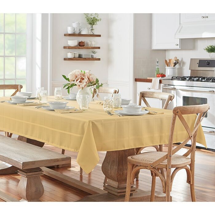 

Элегантная клетчатая жаккардовая скатерть, 60 x 102 дюйма Villeroy & Boch