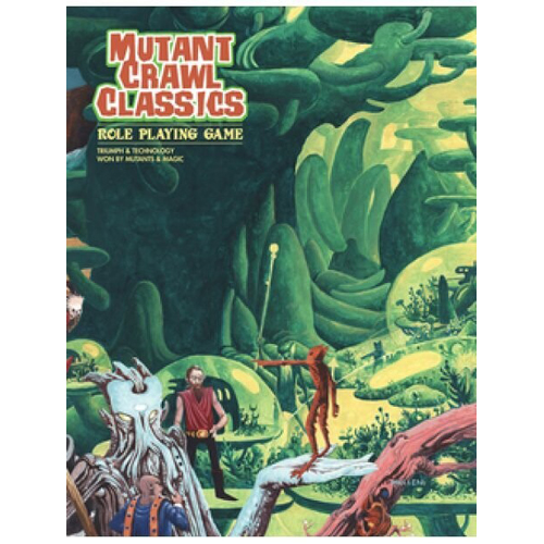 книга mutant crawl classics rpg 0 level scratch off character sheets Книга Mutant Crawl Classics Rpg: Peter Mullen Cover Goodman Games