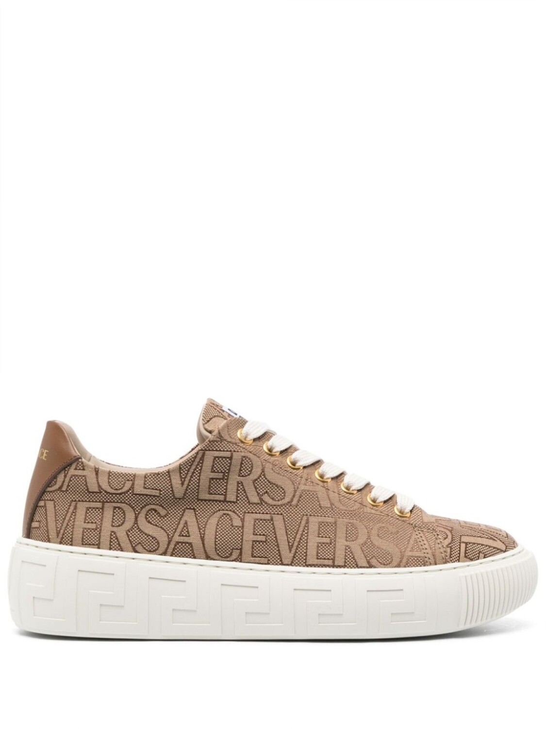 

Versace кроссовки Versace Allover Greca, коричневый