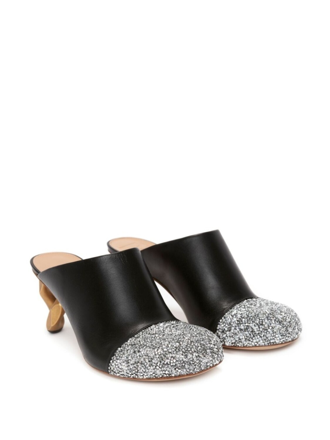 

JW Anderson мюли с кристаллами, черный