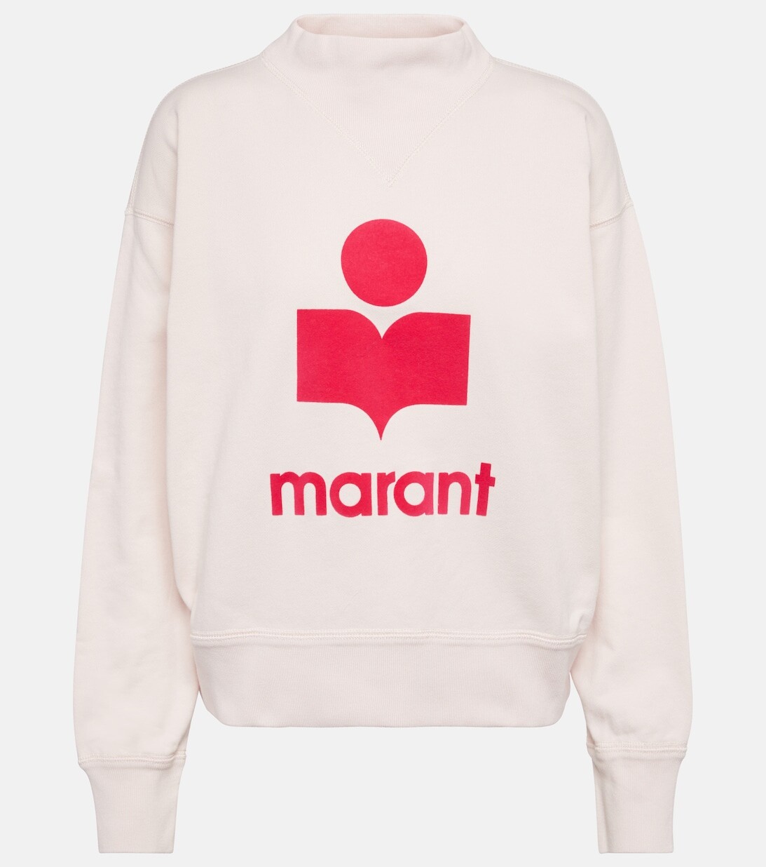 

Толстовка Moby с логотипом MARANT ETOILE, розовый