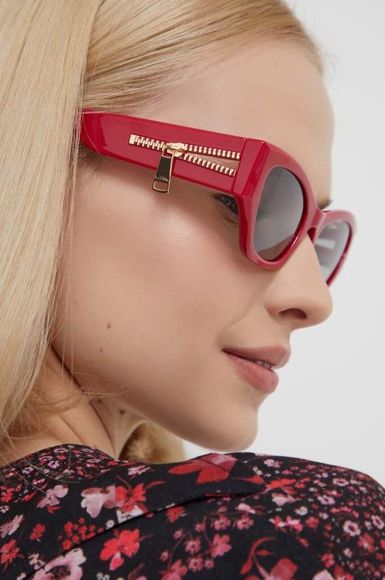 Солнечные очки Moschino, красный солнцезащитные очки moschino mos067 s