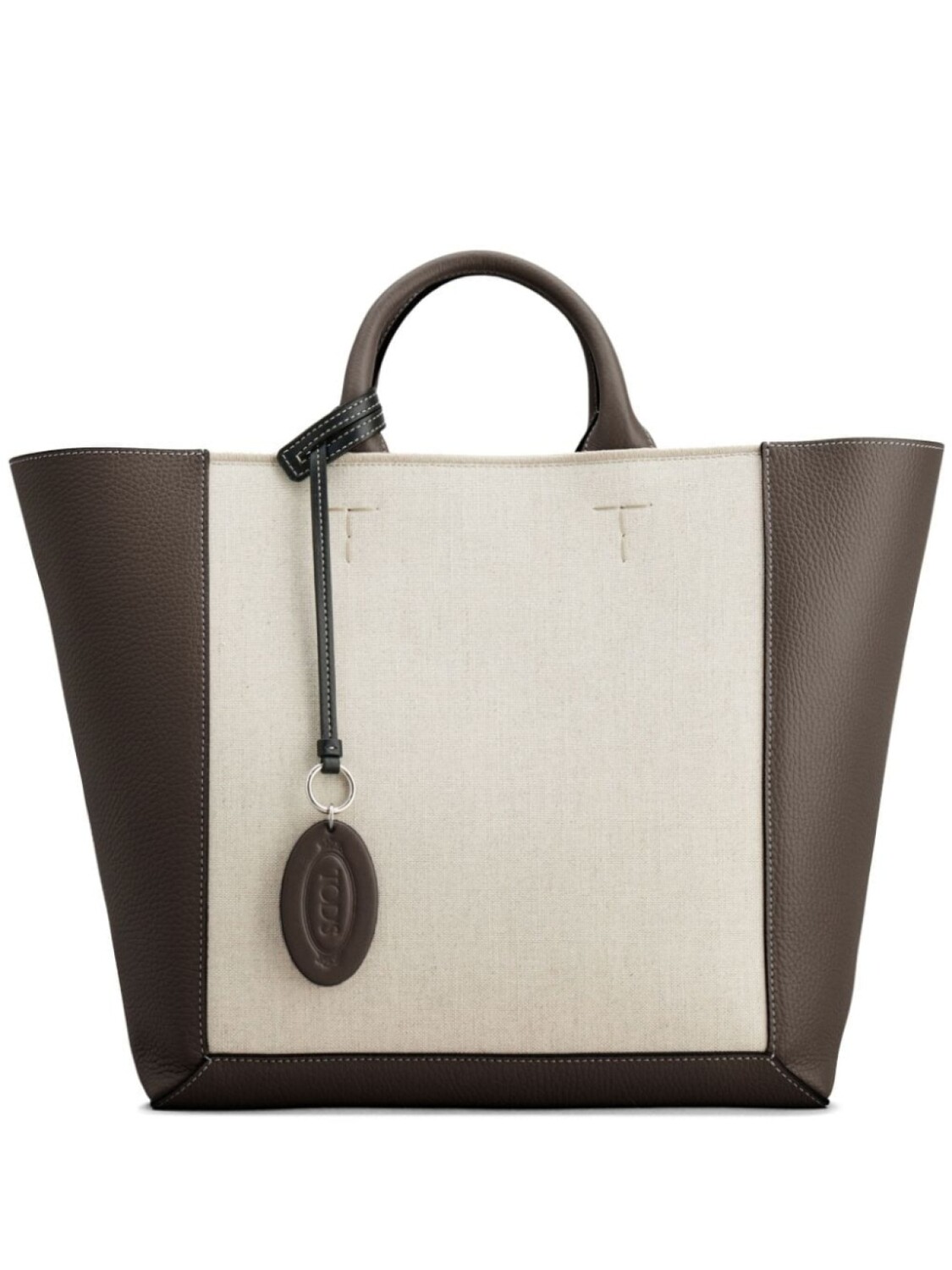 

Tod's сумка-тоут с панелями, нейтральный цвет