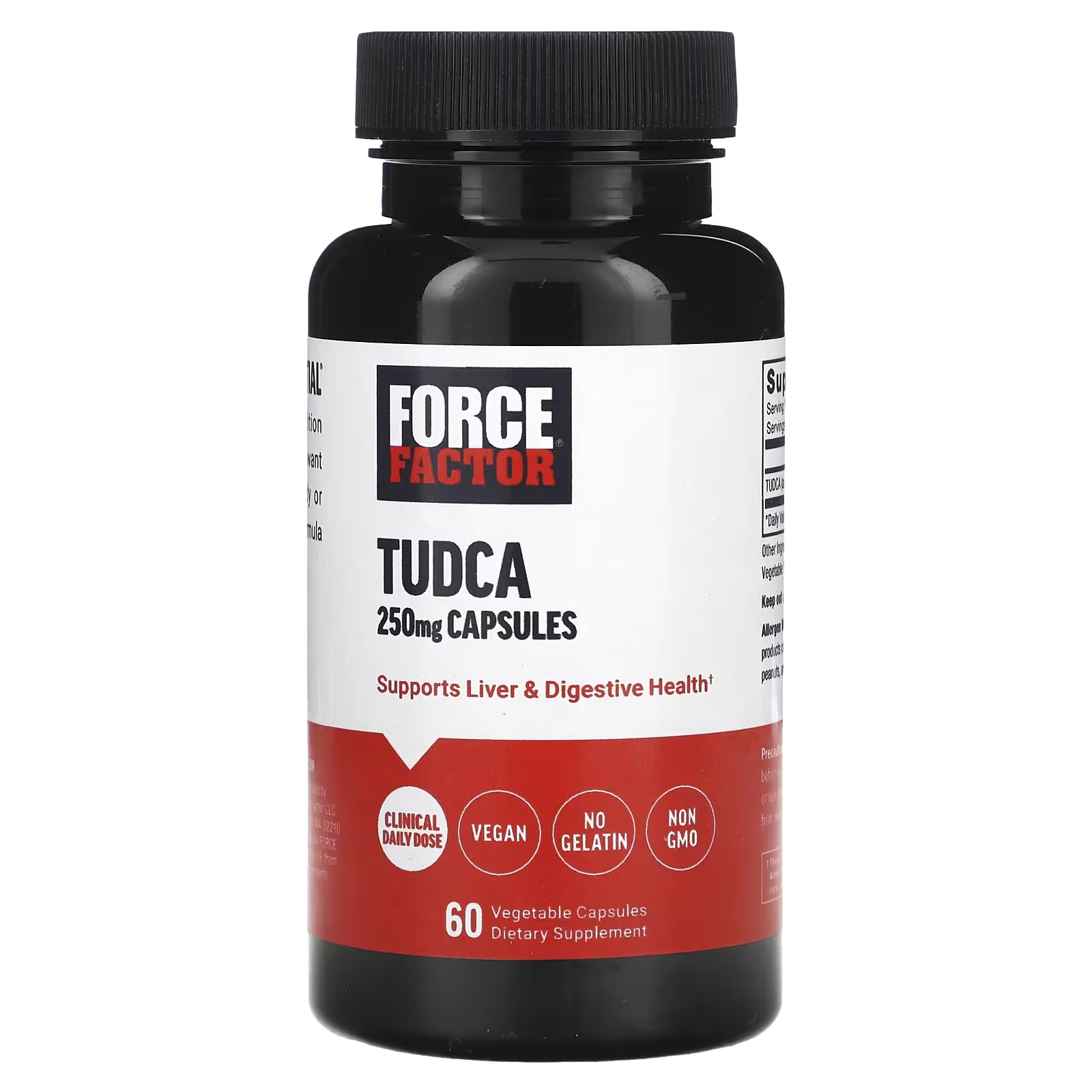 Force Factor Tudca 250 мг 60 растительных капсул force factor tudca 250 мг 60 растительных капсул