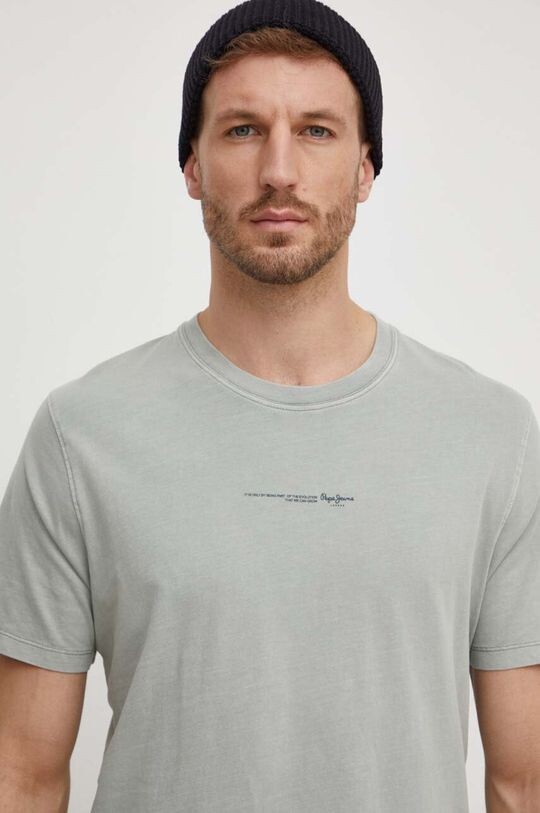 

Хлопковая футболка Футболка Dave Pepe Jeans, зеленый