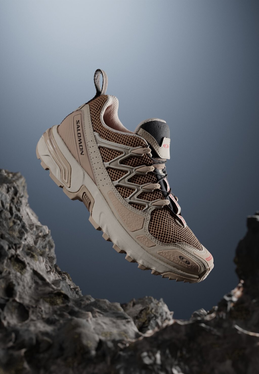 

Полукеды Unisex Salomon, цвет natural/cement/delicioso
